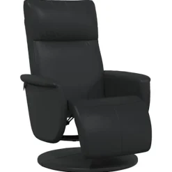 vidaXL Fåtöljer>Massagefåtölj Svart 71 x 90 x 105 cm Konstläder