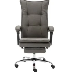 vidaXL Kontorsmöbler>Massagekontorsstol grå tyg