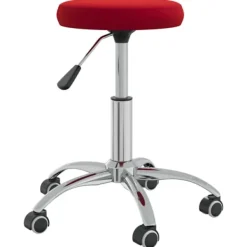 vidaXL Pallar>Massagepall vinröd sammet