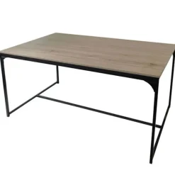 FORNORD Matbord>Matbord i trä och metall i industriell stil