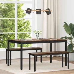 vidaXL Matgrupper>Matbord METALL