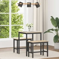 vidaXL Matgrupper>Matbord METALL