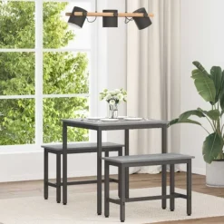 vidaXL Matgrupper>Matbord METALL