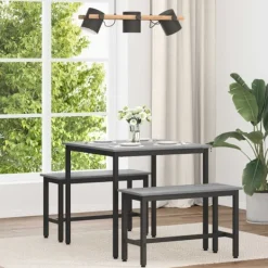 vidaXL Matgrupper>Matbord METALL