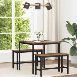 vidaXL Matgrupper>Matbord METALL