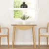 vidaXL Matgrupper>Matbord naturligt massivt trä gummi