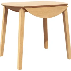 vidaXL Matgrupper>Matbord naturligt massivt trä gummi