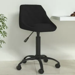 vidaXL Kontorsmöbler>Matstol svart sammet