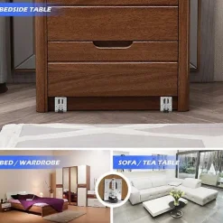 CL Skåp>Möbelben 4-pack Justerbara Skåpsnivelleringsfötter Skruv