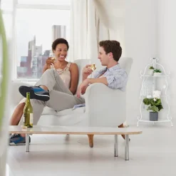 Northix Hyllor>Metallväxtställ