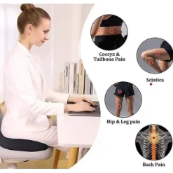 Kontorsmöbler>Minnesskum Sittkudde För Kontorsstol Halkskydd Ortopedisk Bekväm Sittkudde Sittkudde För Ischias Svanskota Ryggsmärta, Hemkudde För Ca