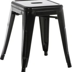 BellaFurn Pallar>Modern stapelbar pall - Barstol - Space -Saving Design | Färg: Vit