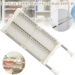 LBSS Hyllor>Nagelfri garderob Skivad Skiljevägg Teleskopskåp Garderob Lagerhylla Lagerskåp Hylla 53-80cm