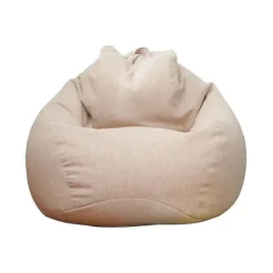 Sittsäckar>Ny design extra stora bönsäckstolar Soffa Cover Inomhus Lazy Lounger För Vuxna Barn Hotsale! Khaki 100 * 120cm zdq