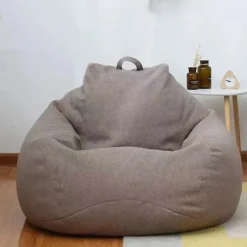 Sittsäckar>Ny design extra stora sittpuffstolar Sofföverdrag inomhus Lazy Lounger kompatibel med Vuxna Barn Hotsale Hög kvalitet Brun 90 * 110cm_ca Brun 90 * 110cm | Fyndiq