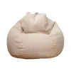 Sittsäckar>Ny design extra stora sittpuffar Sofföverdrag inomhus La Lounger för vuxna barn Bästsäljare Hög kvalitet Khaki 90 * 110cm