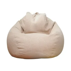 Sittsäckar>Ny design extra stora sittpuffar Sofföverdrag inomhus La Lounger för vuxna barn Bästsäljare Hög kvalitet Khaki 90 * 110cm