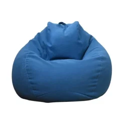 Sittsäckar>Ny design extra stora sittpuffar Sofföverdrag inomhus Lazy Lounger för vuxna barn Hotsale Hög kvalitet Blå 90 * 110cm_ca Blå Blue 90 * 110cm