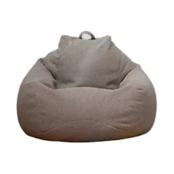 Sittsäckar>Ny Extra Stor Sittsäck Fåtölj Soffa Överdrag Inomhus Lazy Lounger För Vuxna Barn Hett! (Exklusive fyllning) Brun 90 * 110cm 100 * 120cm