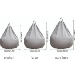 Sittsäckar>Ny Extra Stor Sittsäck Fåtölj Soffa Överdrag Inomhus Lazy Lounger För Vuxna Barn Kampanjpris