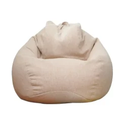 Sittsäckar>Nytt Extra Stort Sittsäck Överdrag Inomhus Lazy Loungers För Vuxna Barn Kampanjpris Khaki 90 * 110cm