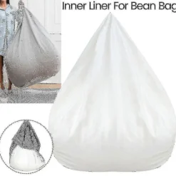 Sittsäckar>Nytt Innerfoder För Sittsäck Överdrag Stor Lätt Rengöring Soffsäte (Fyllning ingår ej)