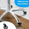 Kontorsmöbler>Office Chair Wheels Replacement Rubber Chair Casters For Hardwood Floors