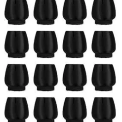 Stolar>16-pack - Möbelfötter / Silikonfötter till stol - Golvskydd Svart