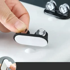 Byråer>8-pack - Självhäftande hjul / Möbelhjul - Mini Svart