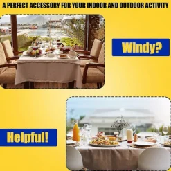 Matgrupper>8-pack Bordsduksklämmor i Plast, Genomskinliga Picknickbordsduksklämmor Bordsdukshållare Bordsduksklämma för Matbord Hem Bröllopsfest Inomhus Utomhus S | Fyndiq