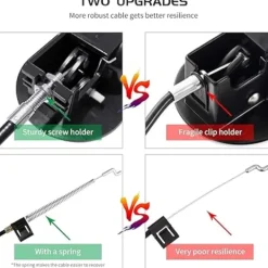 Fåtöljer>2-pack Ersättningsdelar för Fåtöljer, Hållbart Utlösningshandtag för Fåtölj - 120mm[SL]