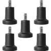 Kontorsmöbler>5-pack Ersättningshjul Kontorsstol Rullhjul Kontorsstol Svängbart Hjul Fast Fot Golvglid Kontorsstol Hjul Hemmakontorsstol Hjulstopp