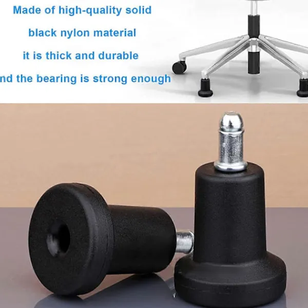 Kontorsmöbler>5-pack Ersättningshjul Kontorsstol Rullhjul Kontorsstol Svängbart Hjul Fast Fot Golvglid Kontorsstol Hjul Hemmakontorsstol Hjulstopp