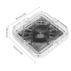 Pallar>8-pack halkfria möbelbensplattor för bord, skrivbord, säng, soffa och stolar (transparent vit)