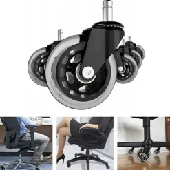 Kontorsmöbler>5-pack Hjul för kontorsstol - 11 mm