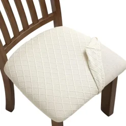 Matgrupper>6-pack Jacquard Stretch Stolsöverdrag för Matsal, Avtagbara & Tvättbara [JSR]