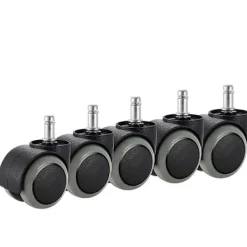 Kontorsmöbler>5-pack kontorsstolshjul, kompatibla med IKEA-stolar (10 mm x 22 mm) Kraftiga