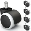 OCEAN Kontorsmöbler>5-pack kontorsstolshjul 11x22mm - Vita Ersättningshjul med Swivel