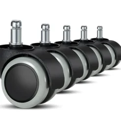 Kontorsmöbler>5-pack kontorsstolsrullar 11mm / 22mm ersättning hårt golv för spelstolar, snurrstolar, pr