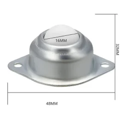 Skåp>8-pack Nylon Bollkastare för Möbler eller Skåp, Möbelkastare, Överförbara Nylon- och Rostfritt Stål Bolllager Rullar för Möbelhjul