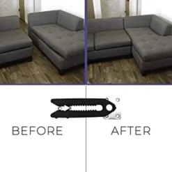 Soffor>(4-pack) Soffa klämma stål halkfria sektionssoffa kopplingar för soffa