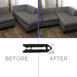 Soffor>(4-pack) Soffa klämmor stål halkfria sektions soffa anslutningar för soffa