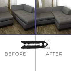 Soffor>(4-pack) Soffklämma i stål, halkfria sektionssoffkopplingar för soffa