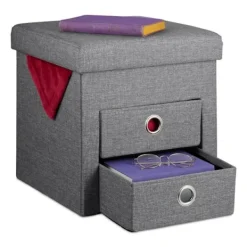 Northix Pallar>Pall med förvaring 2 lådor