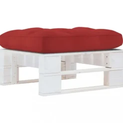 vidaXL Pallar>Pallottoman vit impregnerad furu