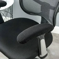 DAO Stolar>Par Avtagbara Armstödsskydd för Kontorsstol Elastiskt Tvättbart Vattentätt Tyg för Kontorsstols Armstöd [DB]