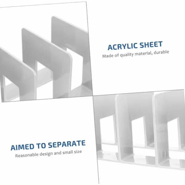 Kontorsmöbler>1PC Akryl Skrivbordsarrangör Filhållare Tidskrift Makeup Förvaringsarrangör Garderobshylla Förvaringsfack Tillbehör Skrivbordsarrangör