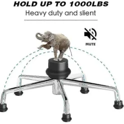 Stolar>{PL}5 st Glidfötter Ersättning Kontorsstol Eller Pall Vridbara Hjul Till Fasta Stationära Hjul, Av f74