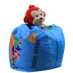 Sittsäckar>Plushdjursbollförvaringsväska Fotboll Basketboll Baseboll Rugby