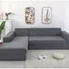 Generic Soffor>Polyester L-formad Hörnsofföverdrag 3+2 Sits Skyddsöverdrag för Hemmöbler